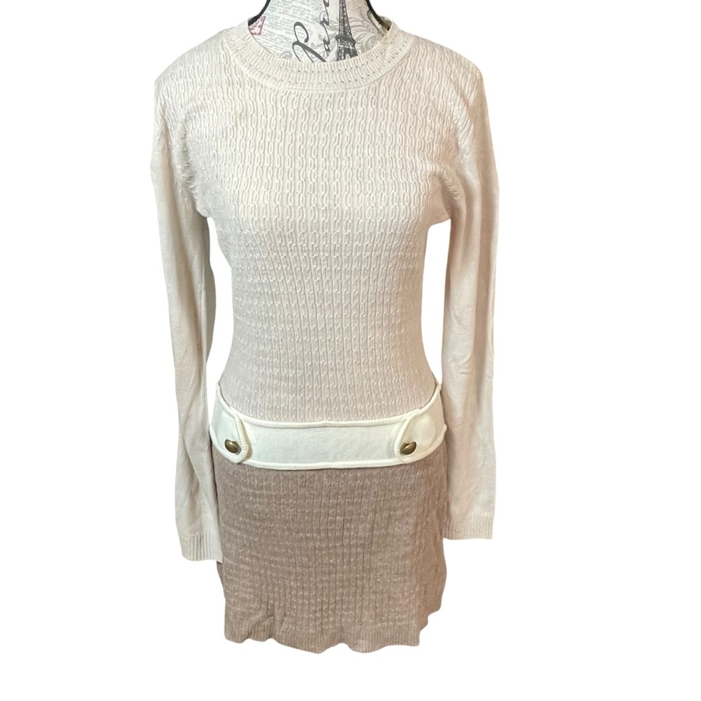 A. Byer 1960s Mod-Inspired Sweater Dress